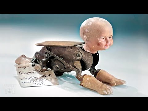 Робот-младенец созданный в 19 веке